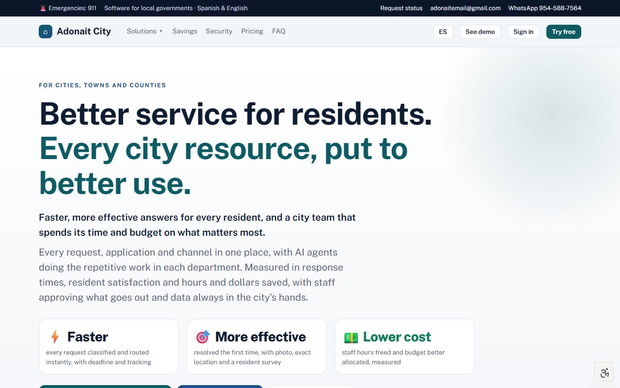 Adonait City — screenshot