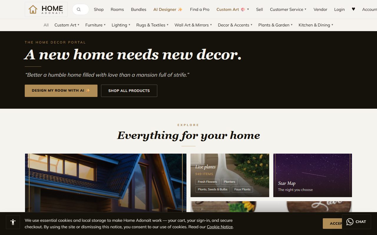 home.adonait.com — screenshot