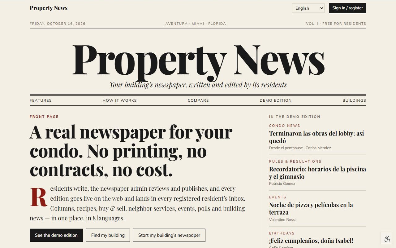 Property News — screenshot