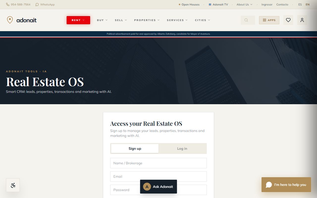 Real Estate OS — screenshot